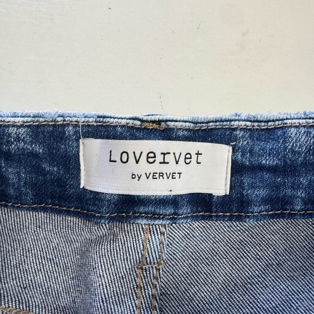 Lovervet by Vervet Women’s Sz 5/27 Bootcut Medium Wash Blue Denim Jeans Stretch - Picture 2 of 5